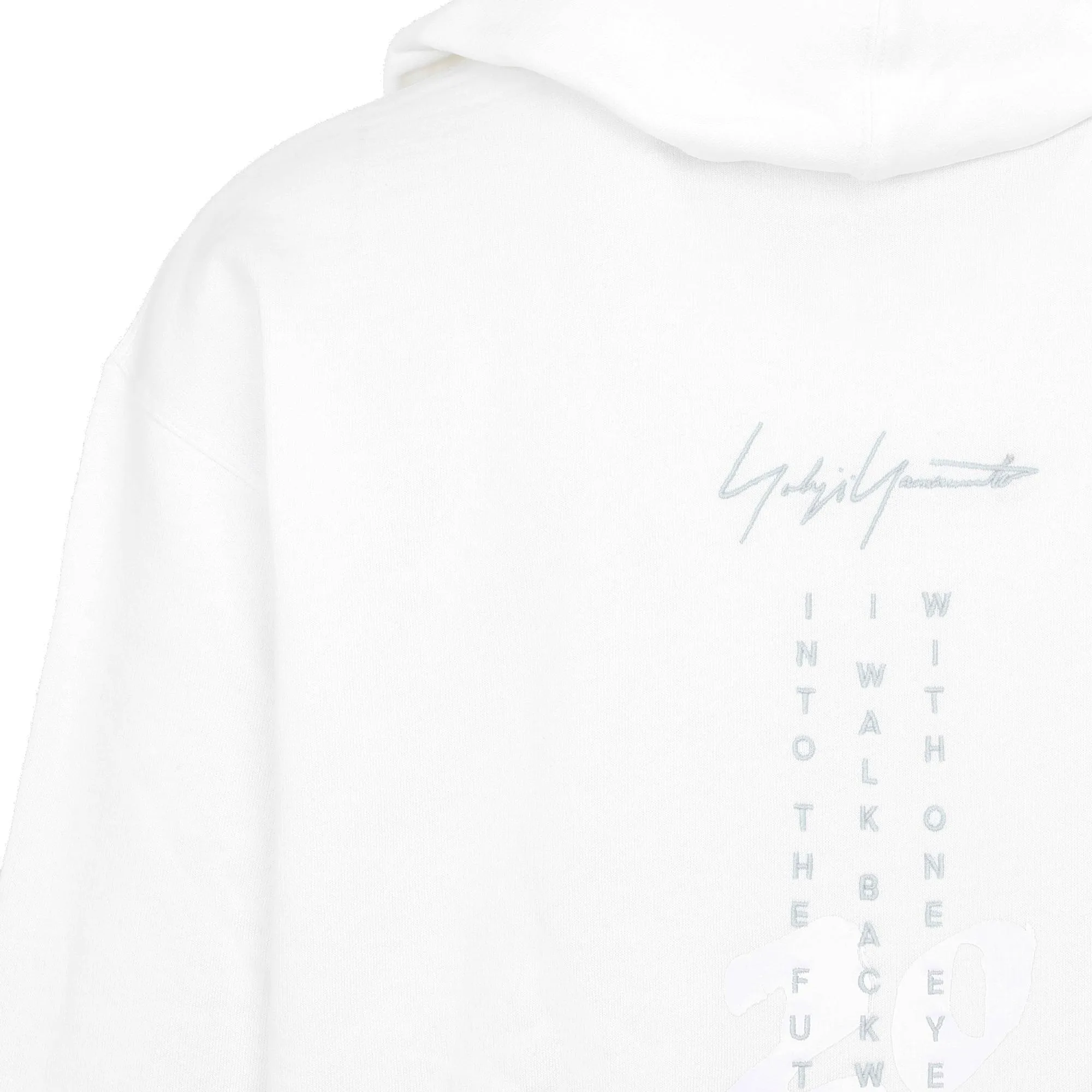 Y-3 Logo Detailed Drawstring Hoodie