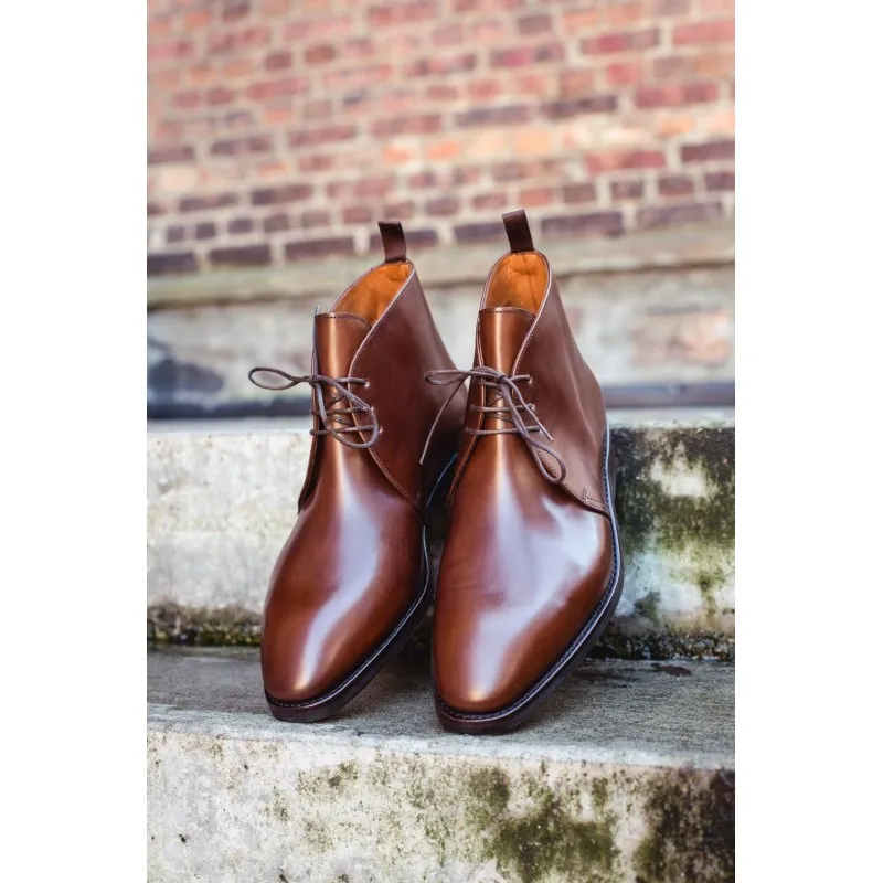 Yanko Chukka boot dark brown