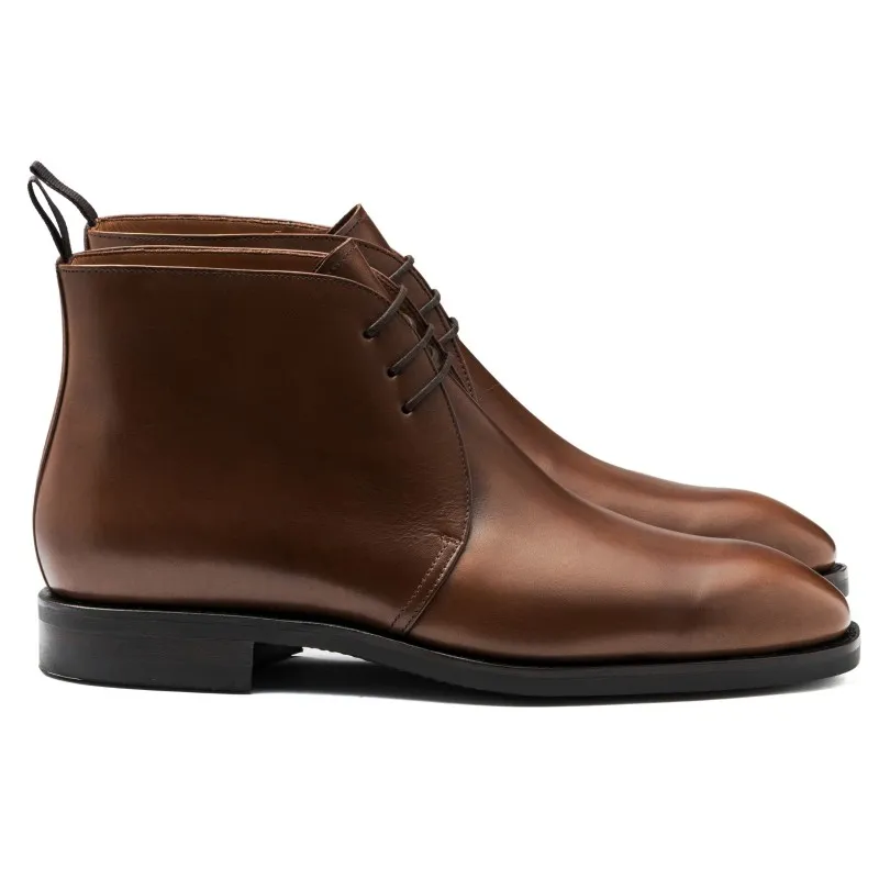 Yanko Chukka boot dark brown