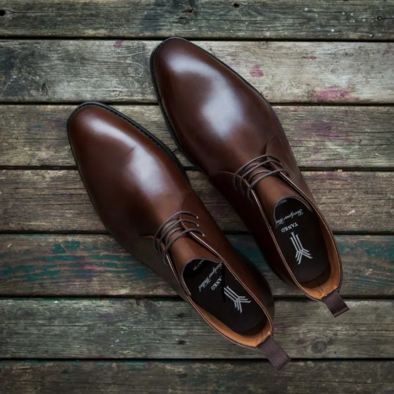 Yanko Chukka boot dark brown