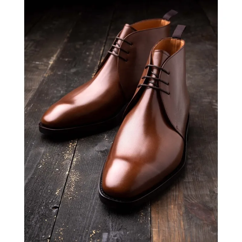 Yanko Chukka boot dark brown