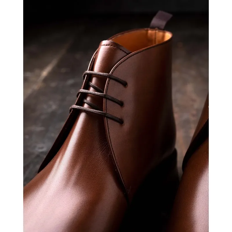 Yanko Chukka boot dark brown